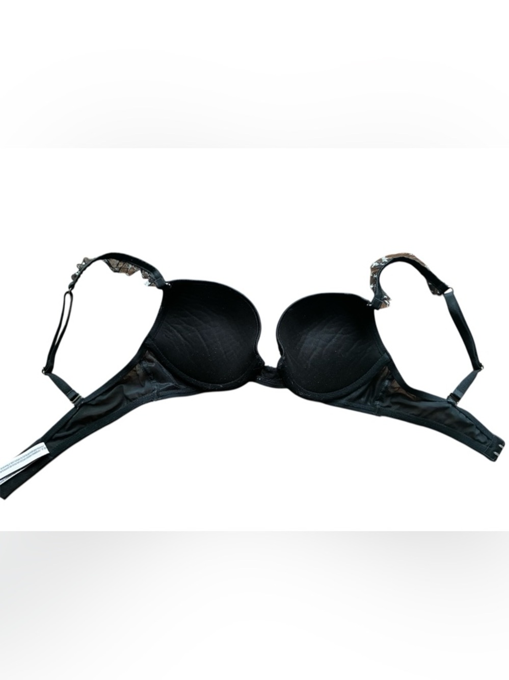 Victoria's Secret Black Star Print T-Shirt Bra - Picture 2 of 4